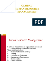 Global Human Resource Management