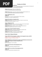 Problems For PH1016: Chapter 31: 37, 41, 43, 45 (Op.), 57, 59, 61 (Op.) Chapter 32. 35 (Op.), 37, 39, 45, 47, 49, 51