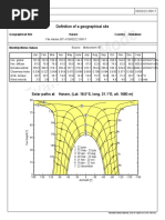 Definition of A Geographical Site: Solar Paths at Harare, (Lat. 18.0°S, Long. 31.1°E, Alt. 1680 M)