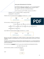 Relações Entre Fasores para Elementos de Circuitos