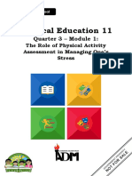 Physical Education 11: Quarter 3 - Module 1