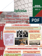 r.1. Tercer Militarismo Al Fin Del Gobierno de Las Ffaa