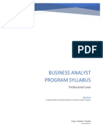 BA Program Syllabus