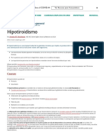 Hipotiroidismo - Trastornos Hormonales y Metabólicos - Manual MSD Versión para Público General