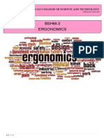 BSHM-3 Ergonomics: Libacao College of Science and Technology