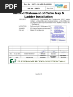 26071-100-VSC-EL4-00024 Rev.00A - WMS Cable Tray Installation