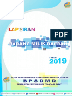 Laporan Barang Milik Daerah BPSDMD Provinsi NTB Tahun 2019