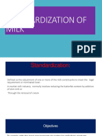 2 Standardization of Milk