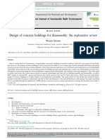 Design of Concrete Buildings For Disassembly: An Explorative Review