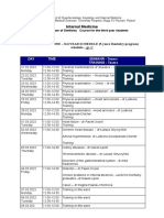 Internal Medicine: INTERNAL MEDICINE - 3rd YEAR SCHEDULE (5-Years Dentistry Program) Schedule - Gr. C