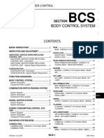 Body Control System: Section