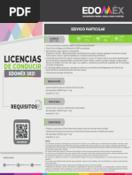 Requisitos y Costos para El Trámite de Licencias de Conducir Vehículos Automotores