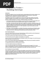 Building Envelope Compliance Form 2013