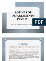 Rotinas de Departamento Pessoal 3