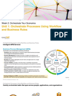 Unit 1: Orchestrate Processes Using Workflow and Business Rules