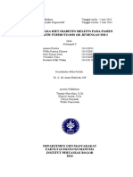 Diet Diabetes Melitus Pada Pasien Meningitis Tuberculosis Gr. III Dengan DM 2