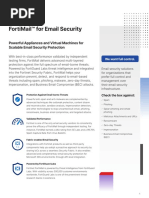 Powerful Appliances and Virtual Machines For Scalable Email Security Protection