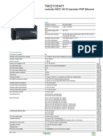 Schneider Electric TM221CE40T Datasheet