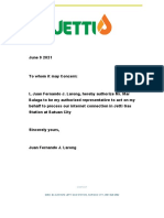 Authorization Letter Internet Application