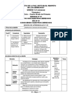 Sesiones Unidad - 4°