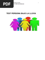 Test Person Abajo La Lluvia