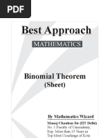 Binomial Theorem - Sheet