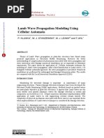 Lamb Wave Propagation Modeling Using Cellular Automata: P. Kluska, W. J. Staszewski, M. J. Leamy and T.UHL