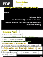 Noting, Drafting & Summary Writing