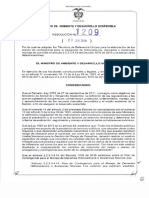 Resolución 1209 de 2018 Plan de Contingencias