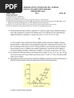 Annual Examination Class Xi Chemistry (2020-2021) Subjective