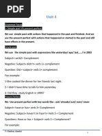 Unit 4: Grammar Focus 1-Simple Past VS Present Perfect