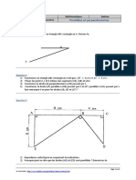 TD Geometrie Exercices Parallele - Perpendiculaire