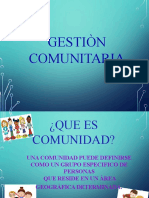 Gestión Comunitaria