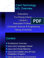 Java Card Technology Overview and Java Applet