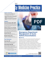 Emergency Department Management of Acute Asthma Exacerbations