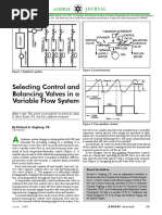 Selecting Control and Balancing Valves in A Variable Flow System - ASHRAe Journal - Jun 1997