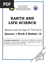 SCIENCE - Q1 - W5 - Mod12 - Earth and Life Science (Relative and Absolute Dating)