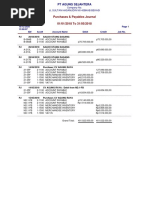 Purchases & Payables Journal