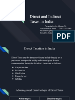 Direct and Indirect Taxes