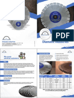 Diamatic Indstries - CONCRETE CUTTING BLADES