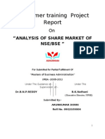 Analysis of Share Market