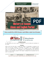 ASSAM HISTORY - Ahom and English Period Ebook (Secured)