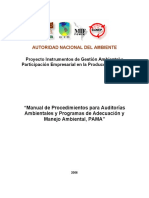 Manual de Procedimientos para Auditorías