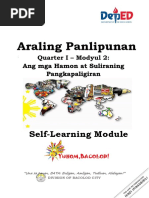 Araling Panlipunan: Self-Learning Module