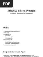 CH 7 Effective Ethical Program