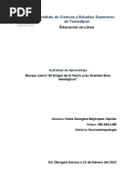 Origen de La Tierra y Sus Eras Geologicas