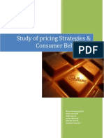 Study of Pricing Strategies & Consumer Behaviour