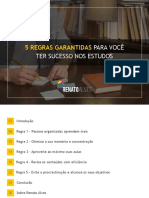 Ebook 5 Regras Garantidas Sucesso Estudos