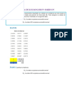 Prueba de Kolmogorov y Anderson Darling