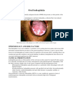 Oral Leukoplakia: Well-Demarcated, White Plaques Are Visible On The Lateral Aspects of The Tongue